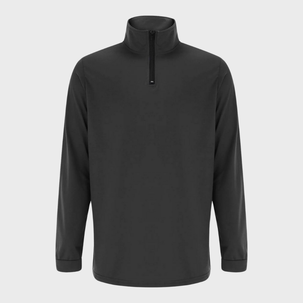 Sweatshirt - Heren Warm Staande Kraag Lange Mouw Zip-Hals Sweater-Boetiek Moda