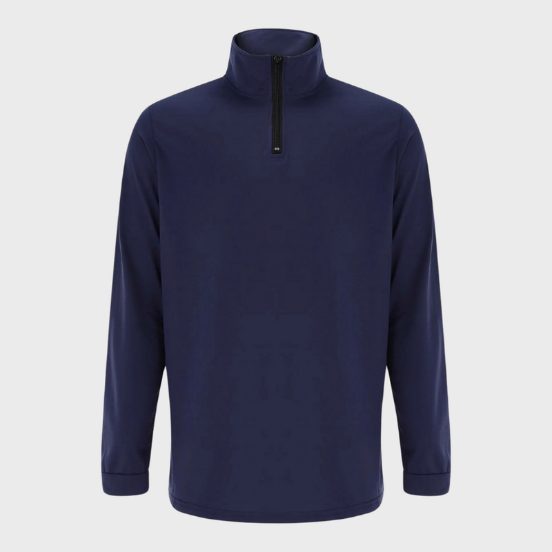 Sweatshirt - Heren Warm Staande Kraag Lange Mouw Zip-Hals Sweater-Boetiek Moda