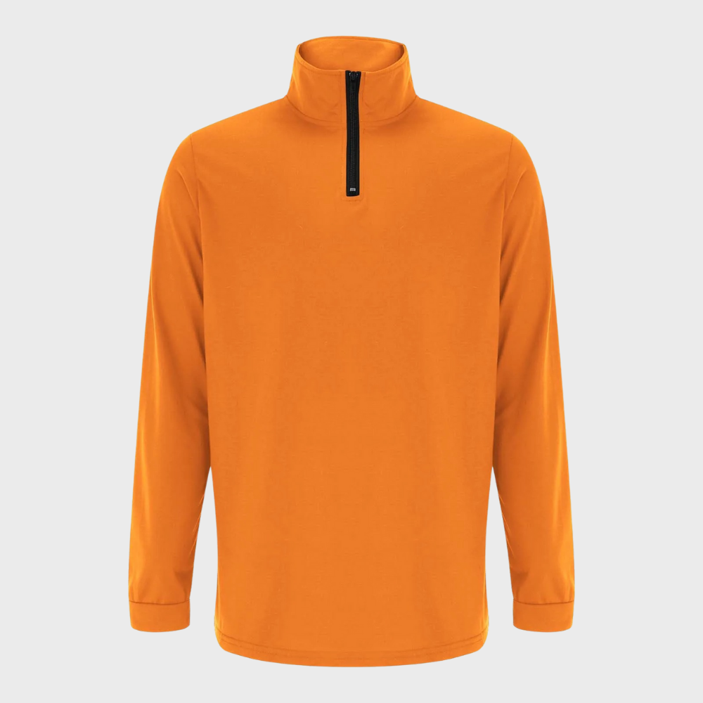 Sweatshirt - Heren Warm Staande Kraag Lange Mouw Zip-Hals Sweater-Boetiek Moda