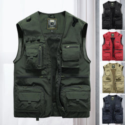 Tactisch vest met rits | Zakken | Cargo Vest | Herenvest-Boetiek Moda