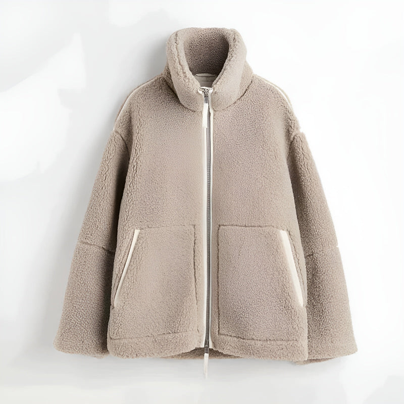 Teddy Fleece Jas | Bont | Oversized | Teddy Jas | Vrouwen Winterjas-Boetiek Moda