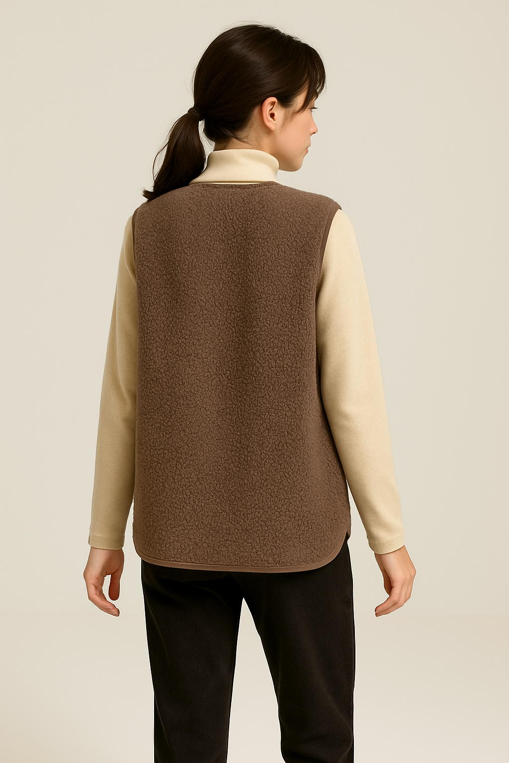 Teddy Gilet - Dames Bodywarmer zonder mouwen Teddy Vest-Boetiek Moda