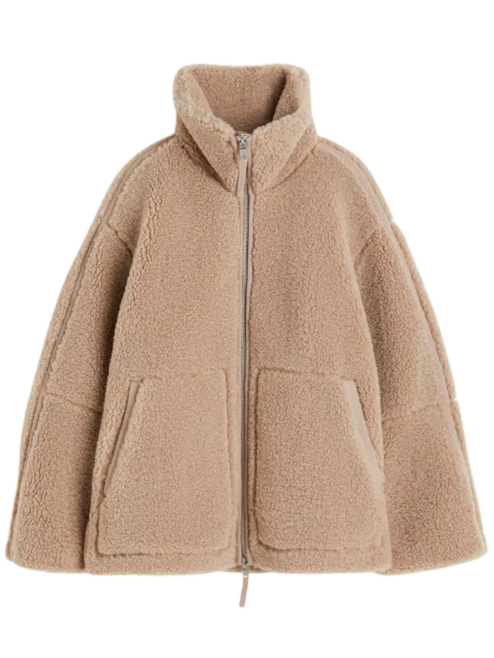 Teddy Jas - Warm - Zip-Up - Teddy Fleece Jas - Dames Winterjassen & Jacks-Boetiek Moda