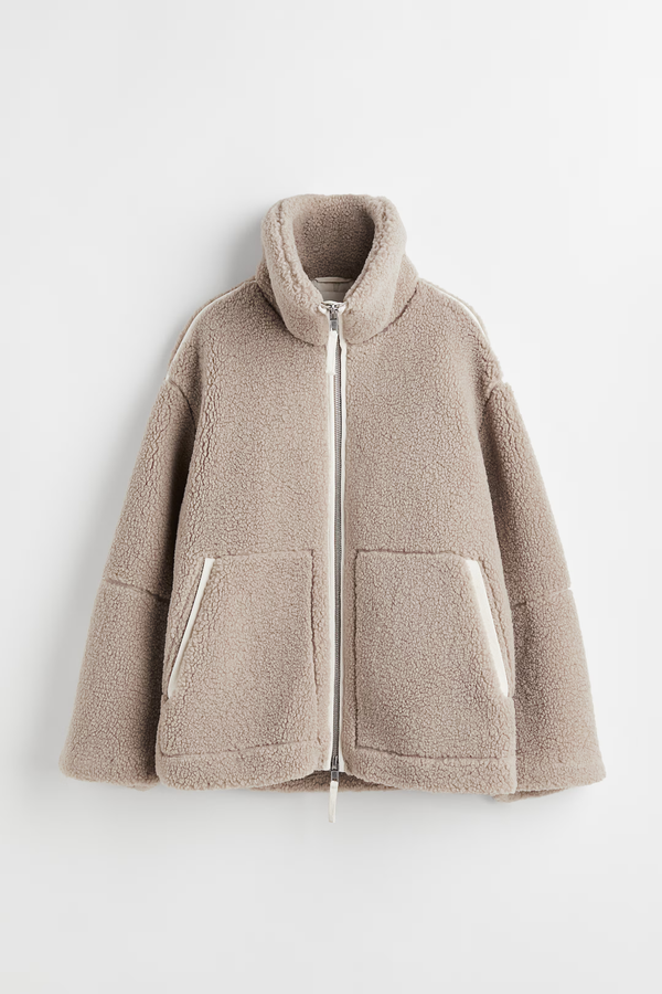 Teddy Jas - Warm - Zip-Up - Teddy Fleece Jas - Dames Winterjassen & Jacks-Boetiek Moda