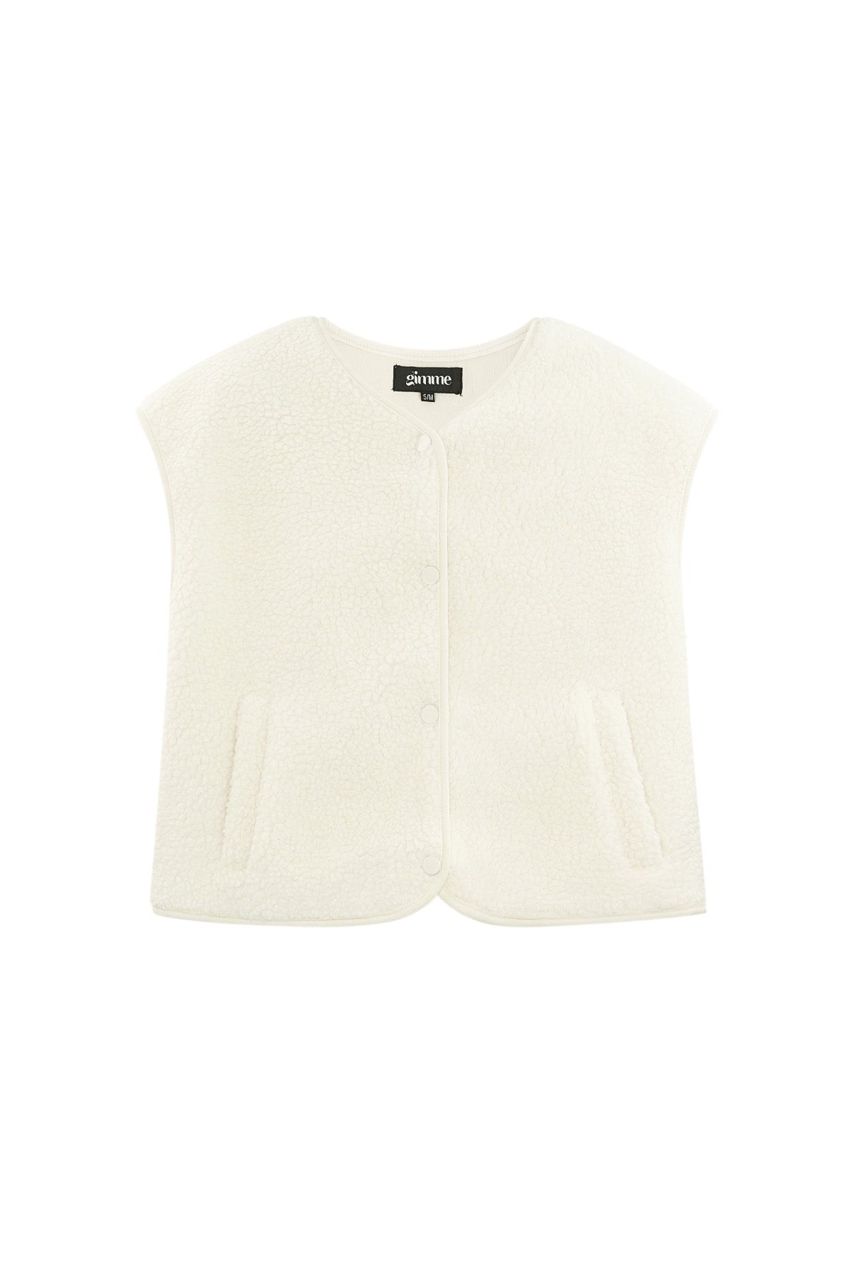 Teddy Vest - Mouwloos - Los model - Fleece Vest - Damesvest-Boetiek Moda