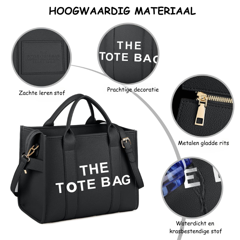 The Tote Bag | Stijlvolle design handtas met korte en lange hendel-Boetiek Moda