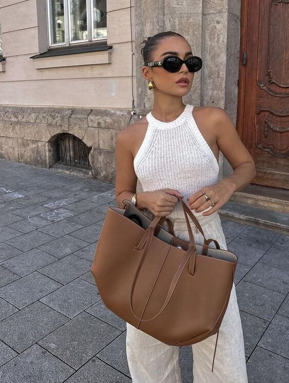 Tote Bag | Grote | Verstelbare Riem | Schoudertas | Shopper Tas-Boetiek Moda