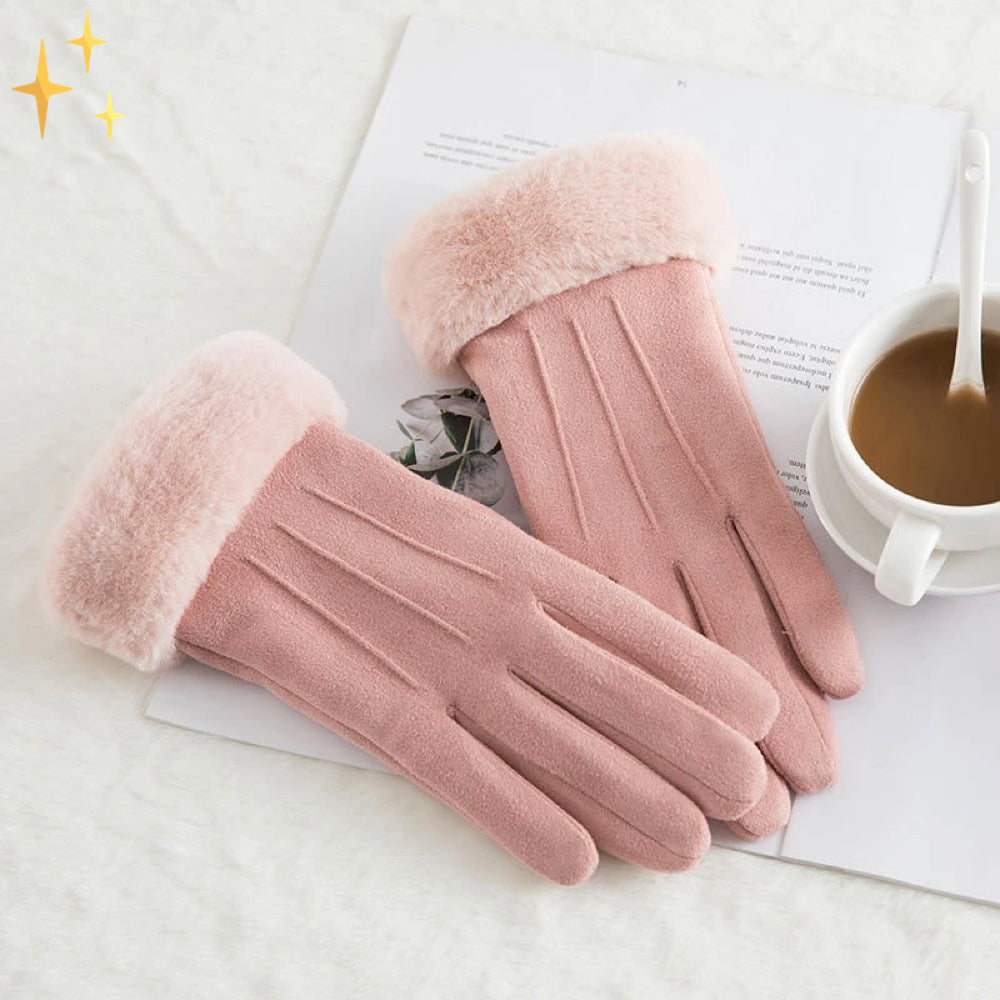 Touchscreen handschoenen - Vrouwen Warme Fleece Touch Phone Winterhandschoenen-Boetiek Moda