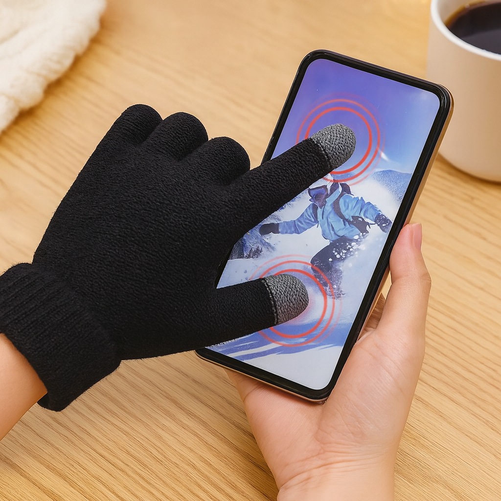 Touchscreenhandschoenen | Unisex | Warm | Winterhandschoenen | Gebreide handschoenen-Boetiek Moda