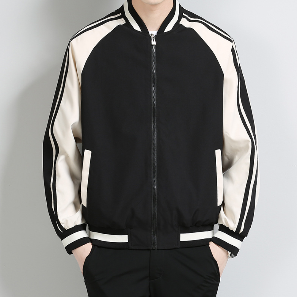Tracksuit Jas | Zip-Up | Losse pasvorm | Windjack Jas | Herenjas-Boetiek Moda