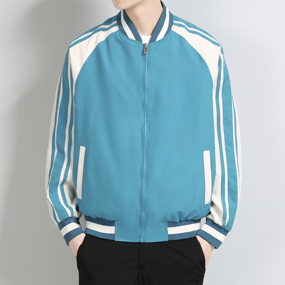 Tracksuit Jas | Zip-Up | Losse pasvorm | Windjack Jas | Herenjas-Boetiek Moda