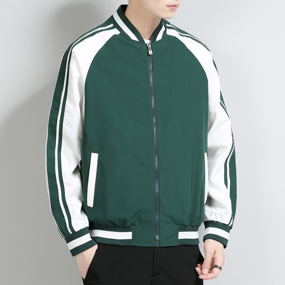 Tracksuit Jas | Zip-Up | Losse pasvorm | Windjack Jas | Herenjas-Boetiek Moda