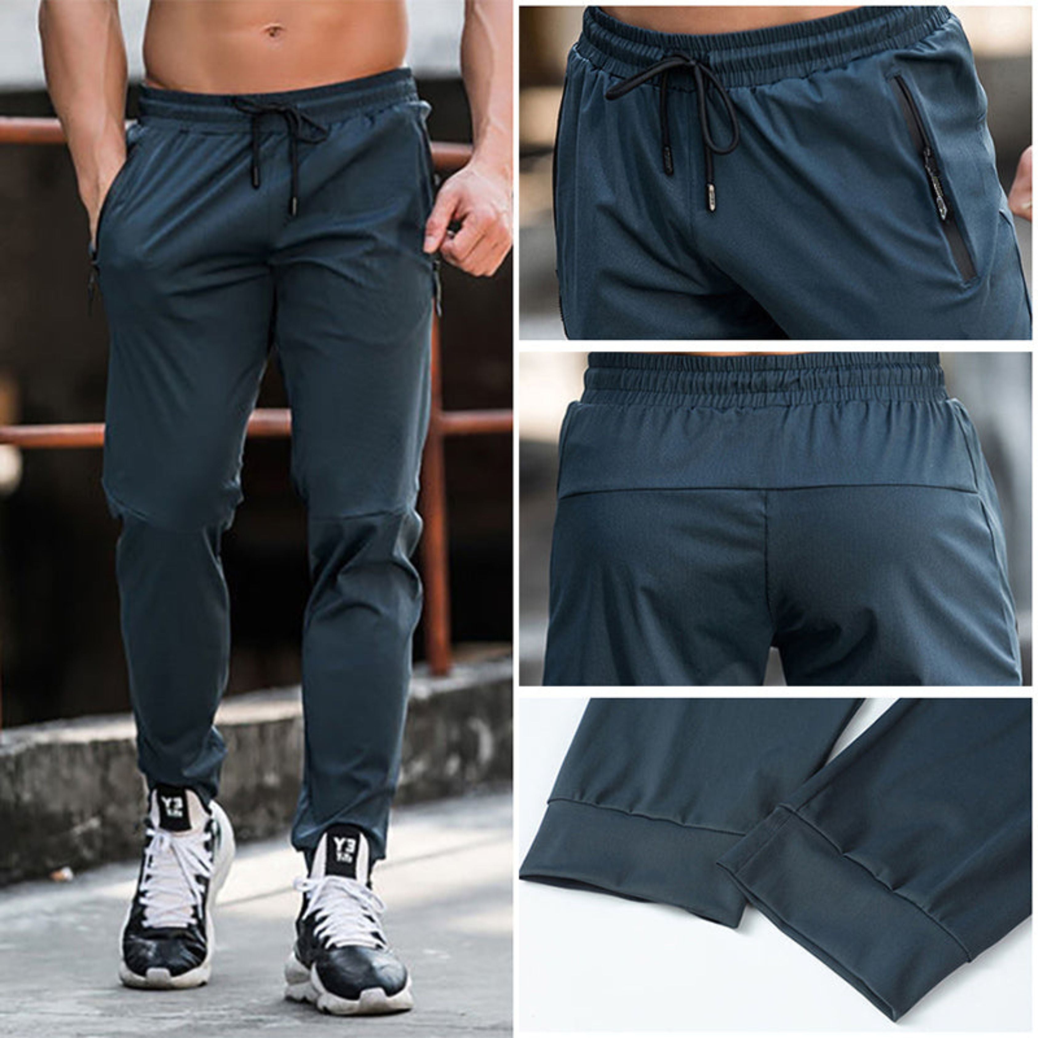 Trainingsbroek - Trekkoord - Lichtgewicht - Joggingbroek - Actieve kleding voor mannen-Boetiek Moda