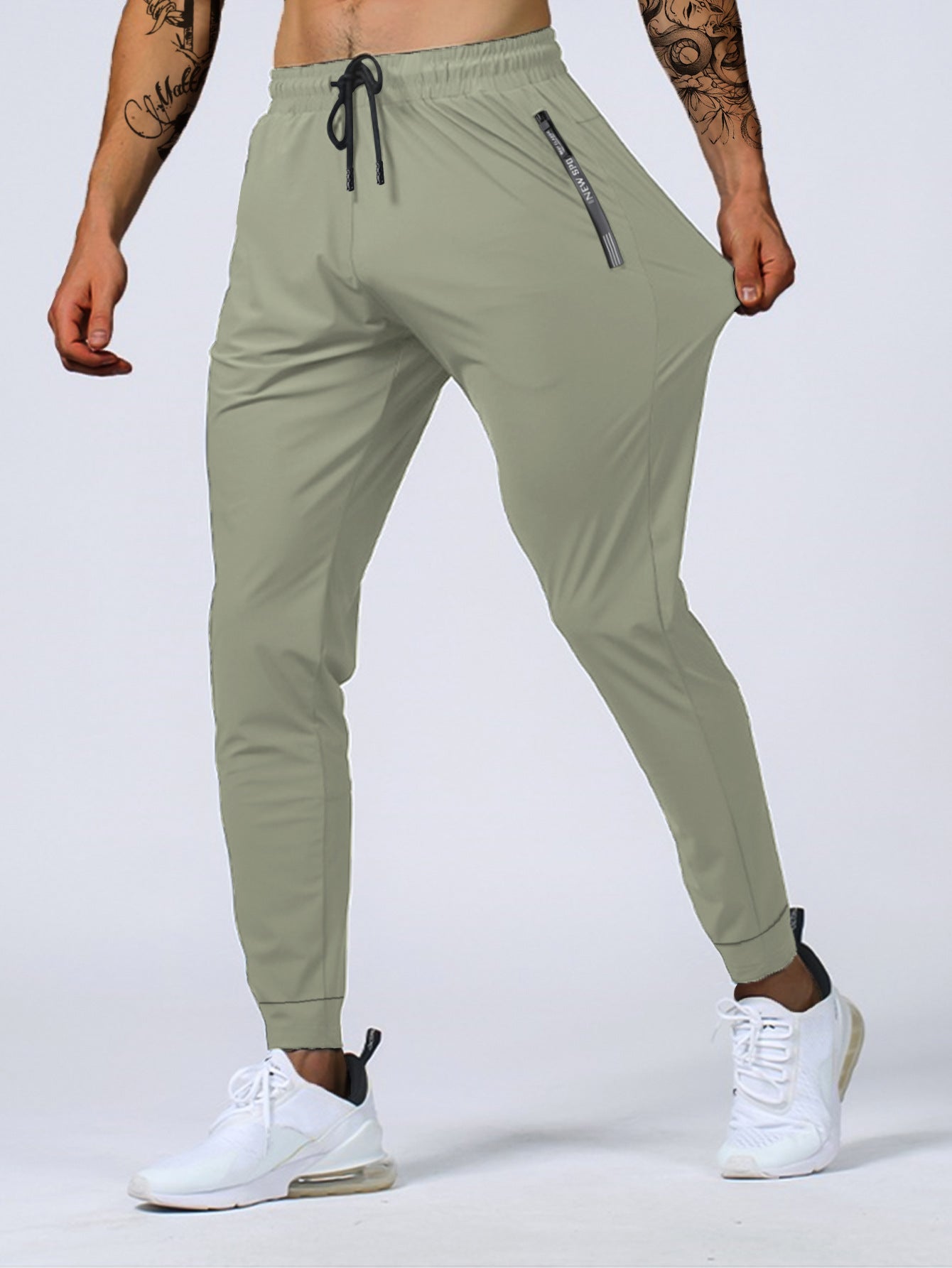 Trainingsbroeken - Trekkoord - Skinny - Joggingbroeken - Sportbroeken Heren-Boetiek Moda