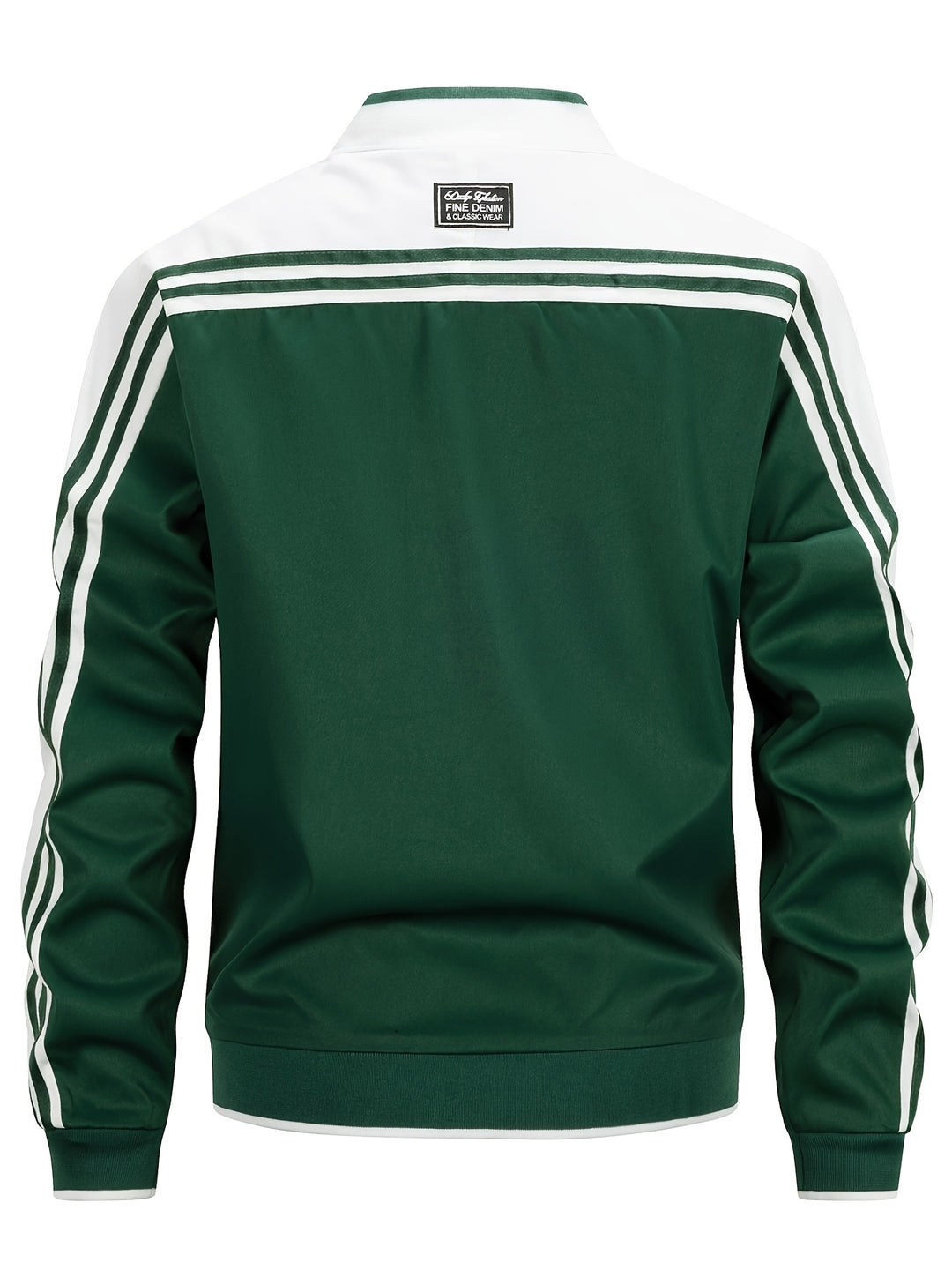 Trainingsjas - Zip-Up - Gestreept - Sportjas - Herenkleding-Boetiek Moda