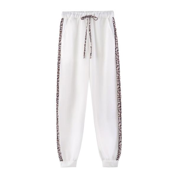 Trainingspak - Luipaardprint - Ritssluiting - Set met hoodie en joggingbroek - Loungewear voor dames-Boetiek Moda