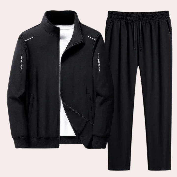 Trainingspak - Ritssluiting - Elastische taille - Joggerset - Co-Ord Sets Heren-Boetiek Moda