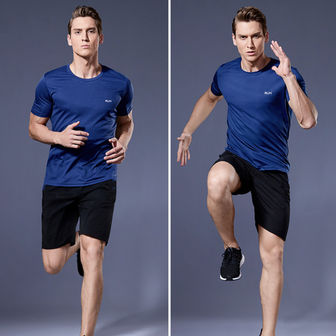 Trainingsset - Tweedelige sportbroek en T-shirt voor heren-Boetiek Moda