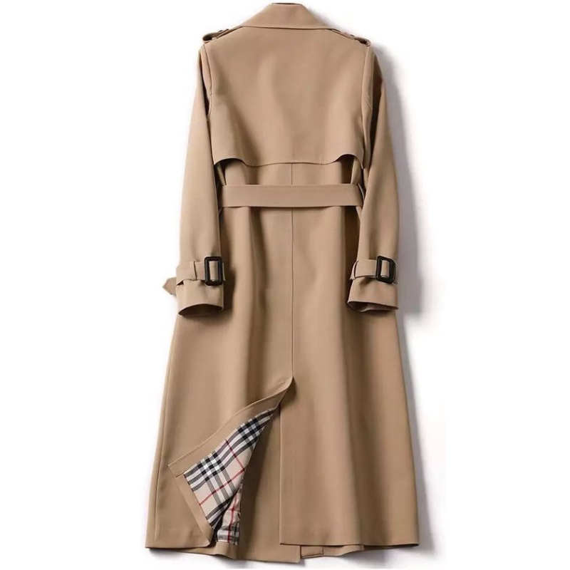 Trenchcoat - Double Breasted - Riem - Lange Jas - Trenchcoat Vrouwen-Boetiek Moda