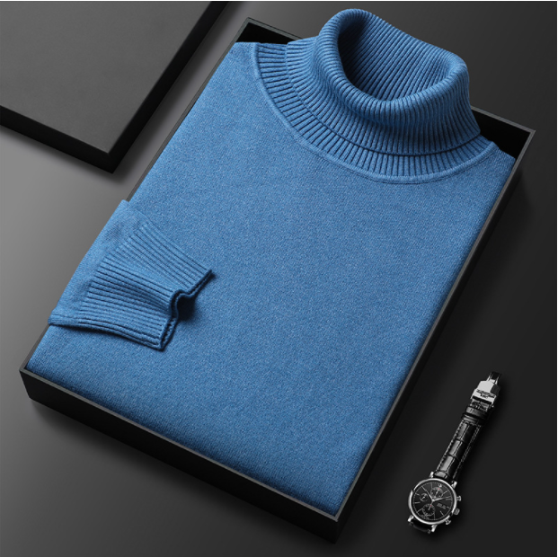 Trui met rolkraag - Gebreid - Polar Neck - Trui met hoge kraag - Trui met hoge kraag voor mannen-Boetiek Moda