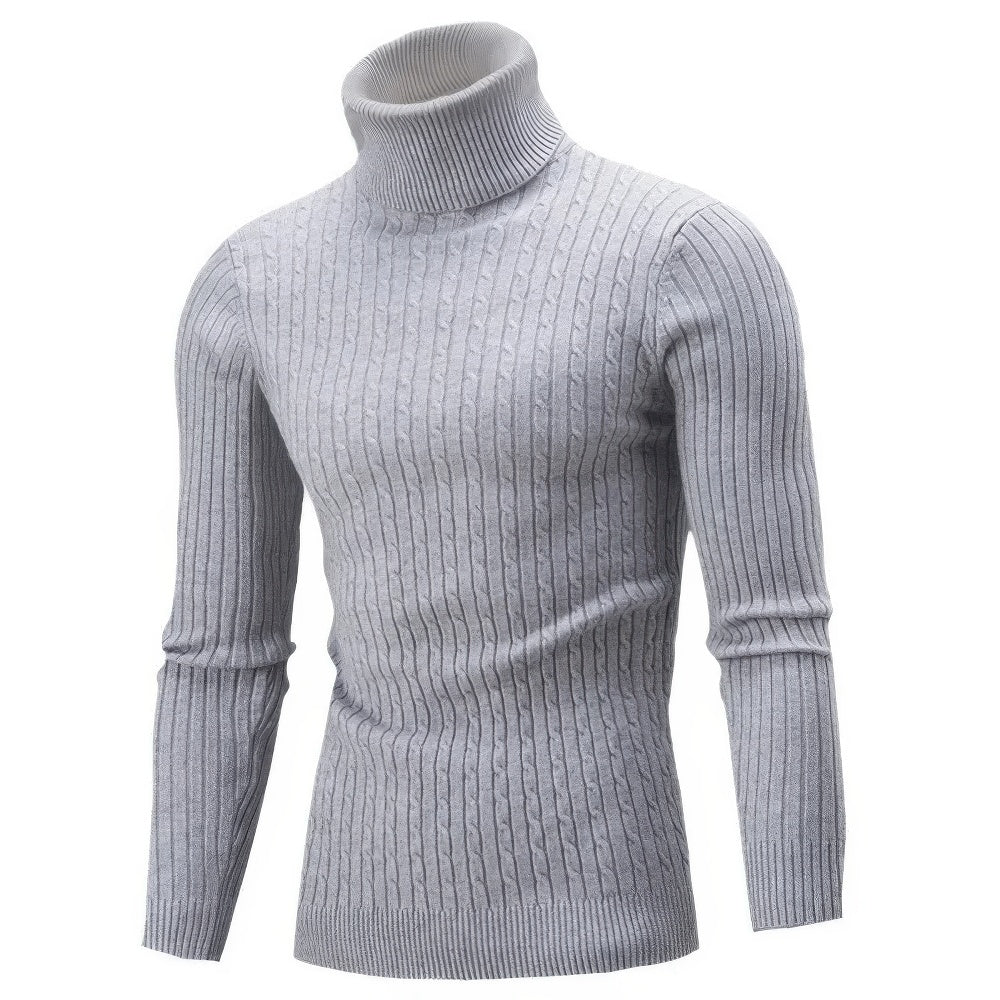 Turtleneck Trui - Slim fit - Roll neck - Gebreide trui - Heren trui-Boetiek Moda