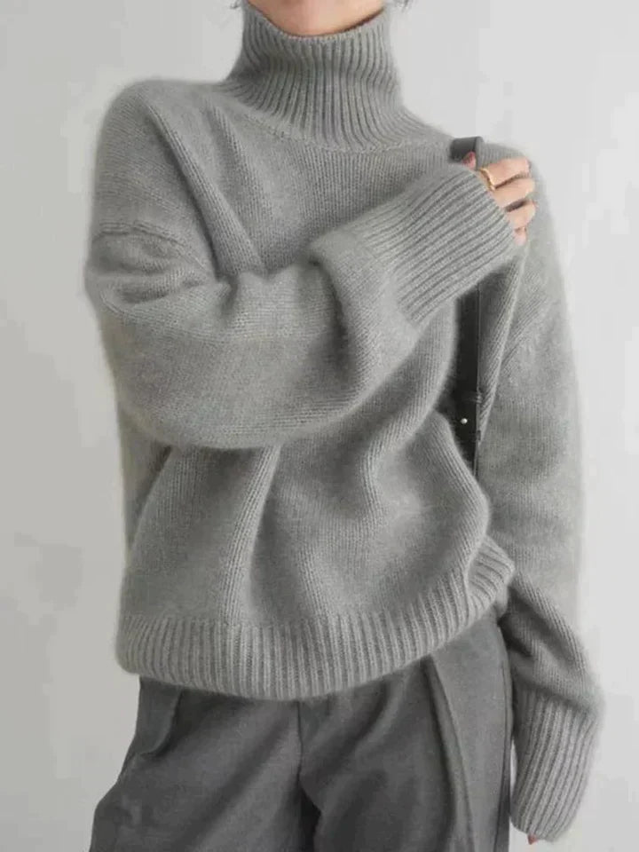 Turtleneck trui - Oversized - Pullover - Gebreide trui - Dames trui-Boetiek Moda