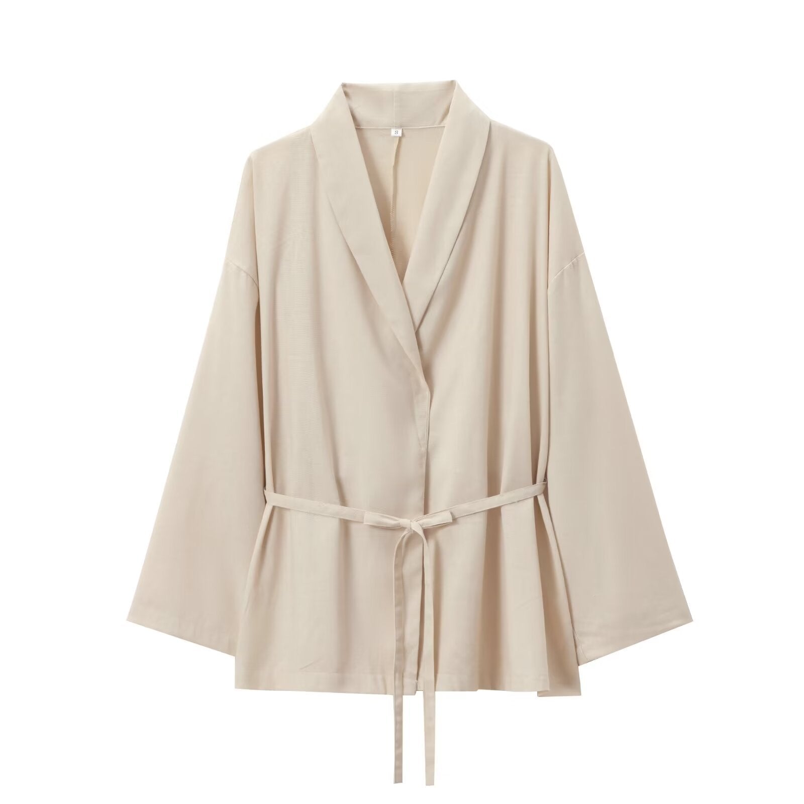 Tweedelige set - Dames Kimono met losse pasvorm en wijde broek in één set-Boetiek Moda