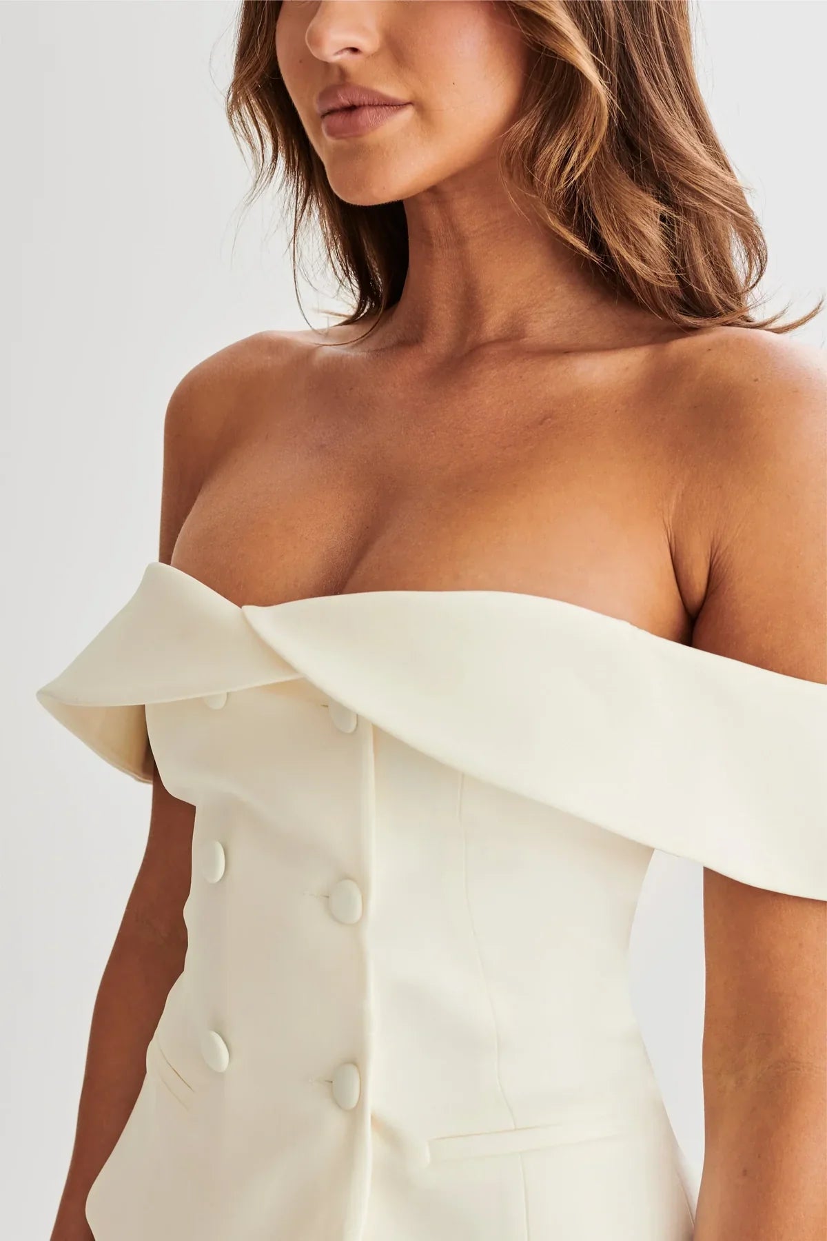 Tweedelige set - Off-Shoulder - Minirok - Rok en top - Dameskleding-Boetiek Moda