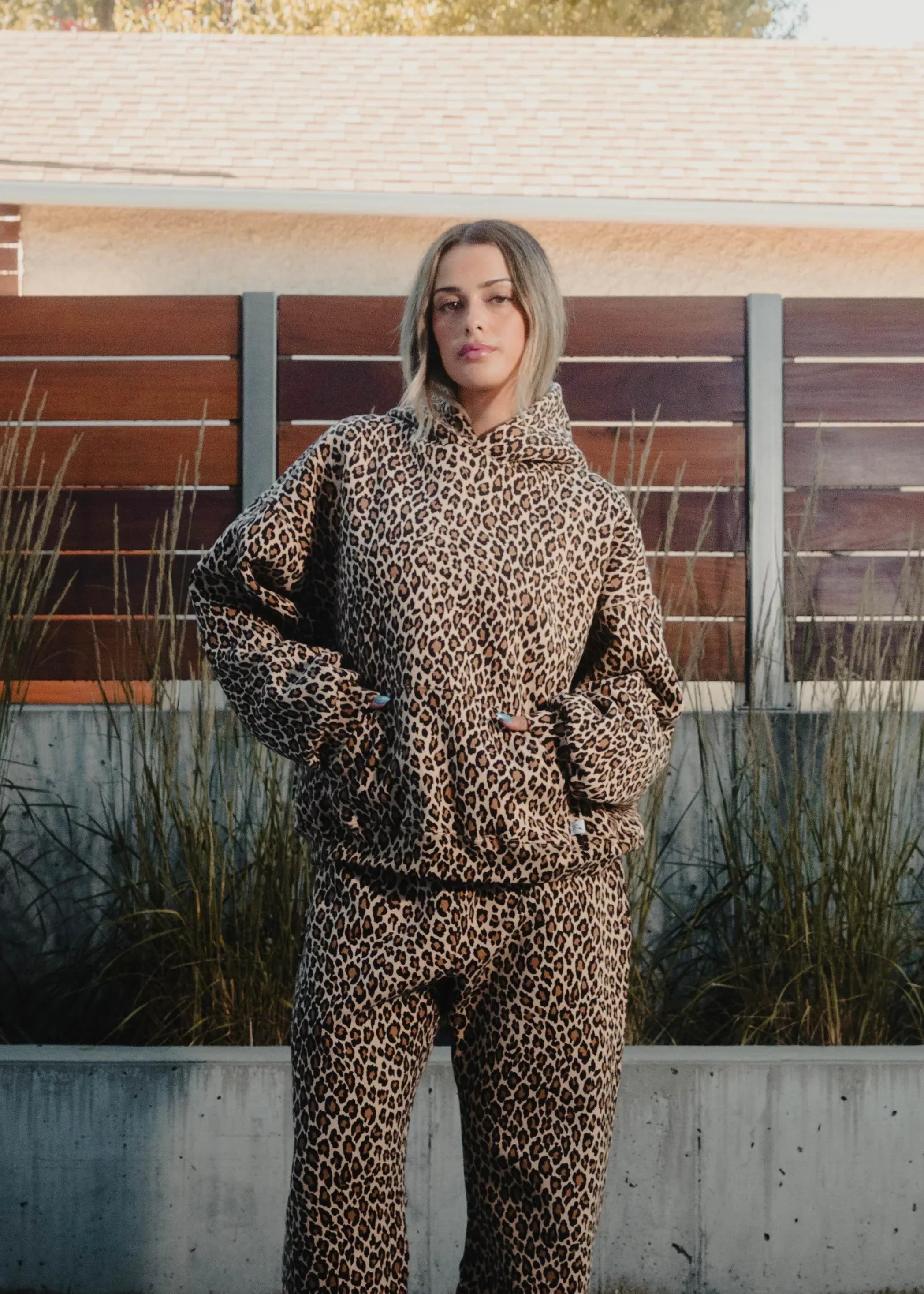 Unisex Hoodie | Luipaard | Zak | Oversized Hoodie | Trui Hoodie-Boetiek Moda