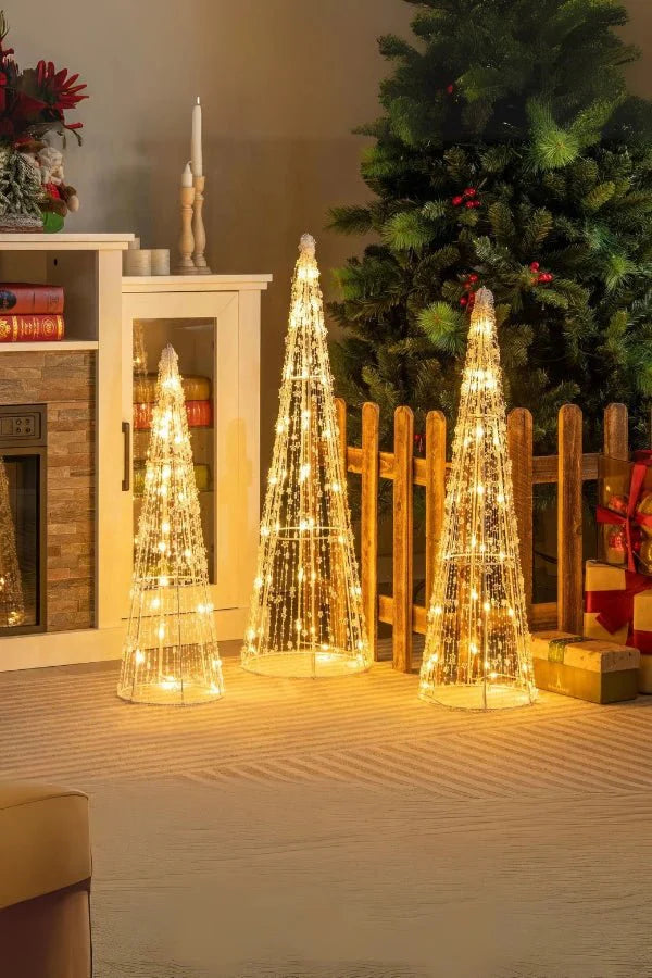 Verlichte kegel - LED-kegel kerstboomversiering voor buiten-Boetiek Moda