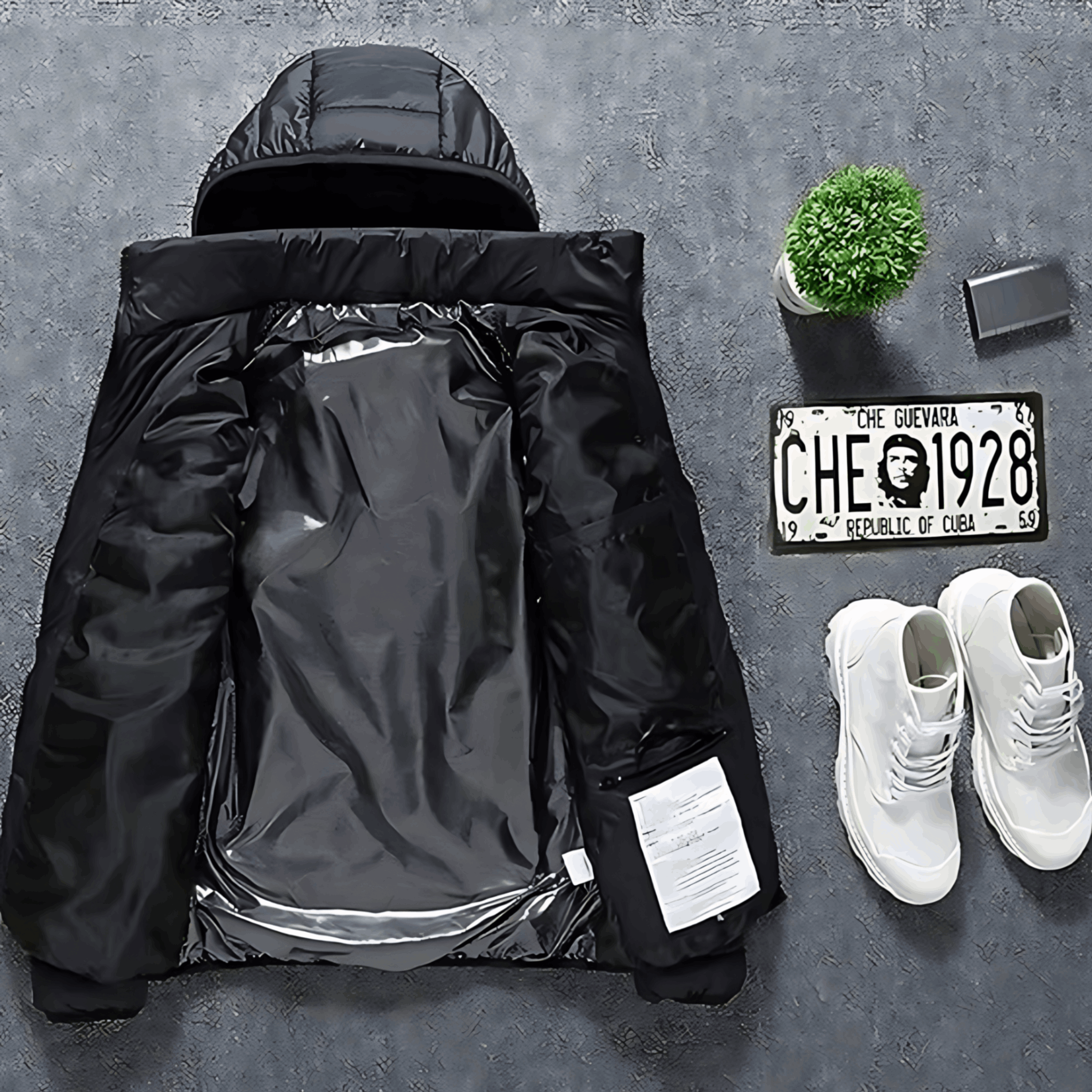 Verwarmd jack - Capuchon - Puffer - Donsjack - Winterjas voor heren-Boetiek Moda