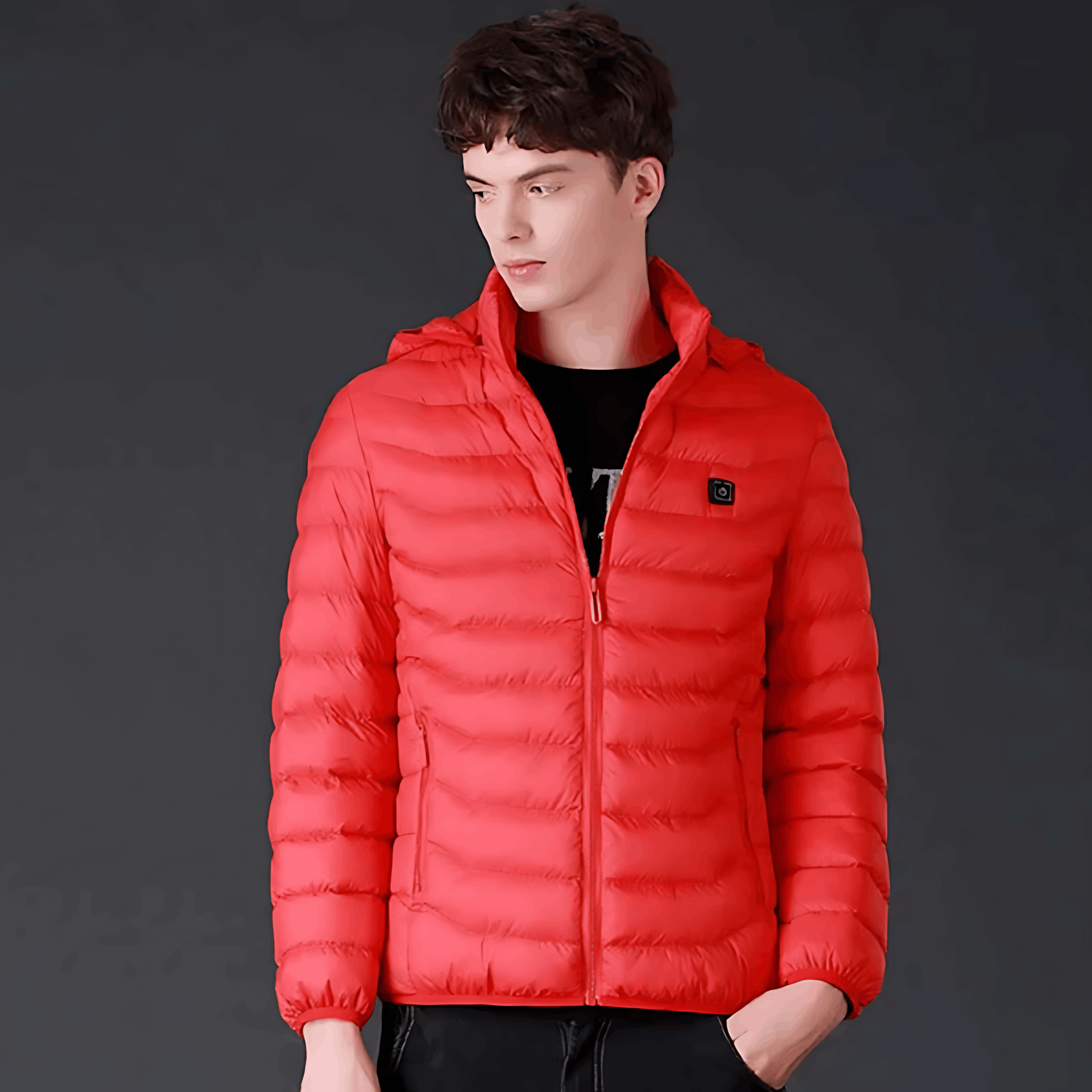 Verwarmd jack - Capuchon - Puffer - Donsjack - Winterjas voor heren-Boetiek Moda
