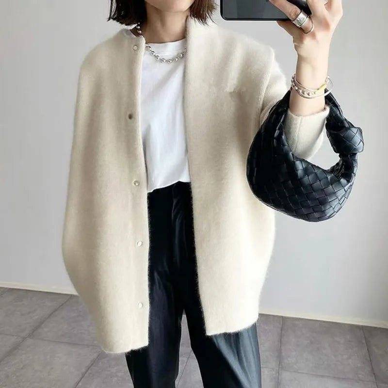 Vest - Button-Up - Warm - Oversized Vest - Damesvest-Boetiek Moda