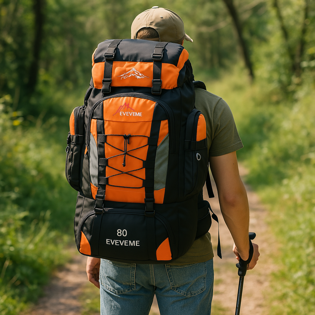 Wandelrugzak | Groot | 80 liter | Reisrugzak | Kampeerrugzak-Boetiek Moda