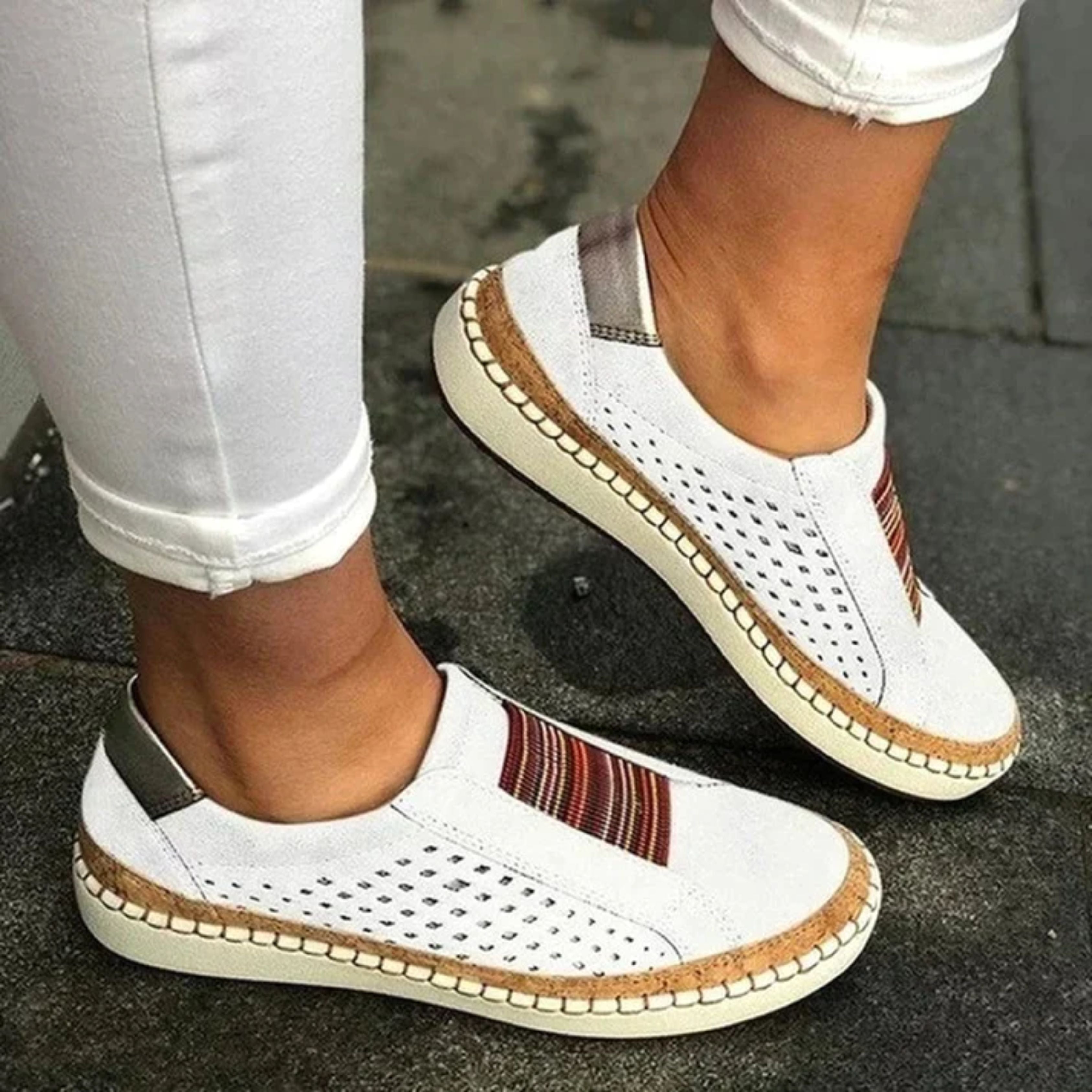 Wandelschoenen - Ergonomisch - Slip-On - Orthopedische schoenen - Damesschoenen-Boetiek Moda