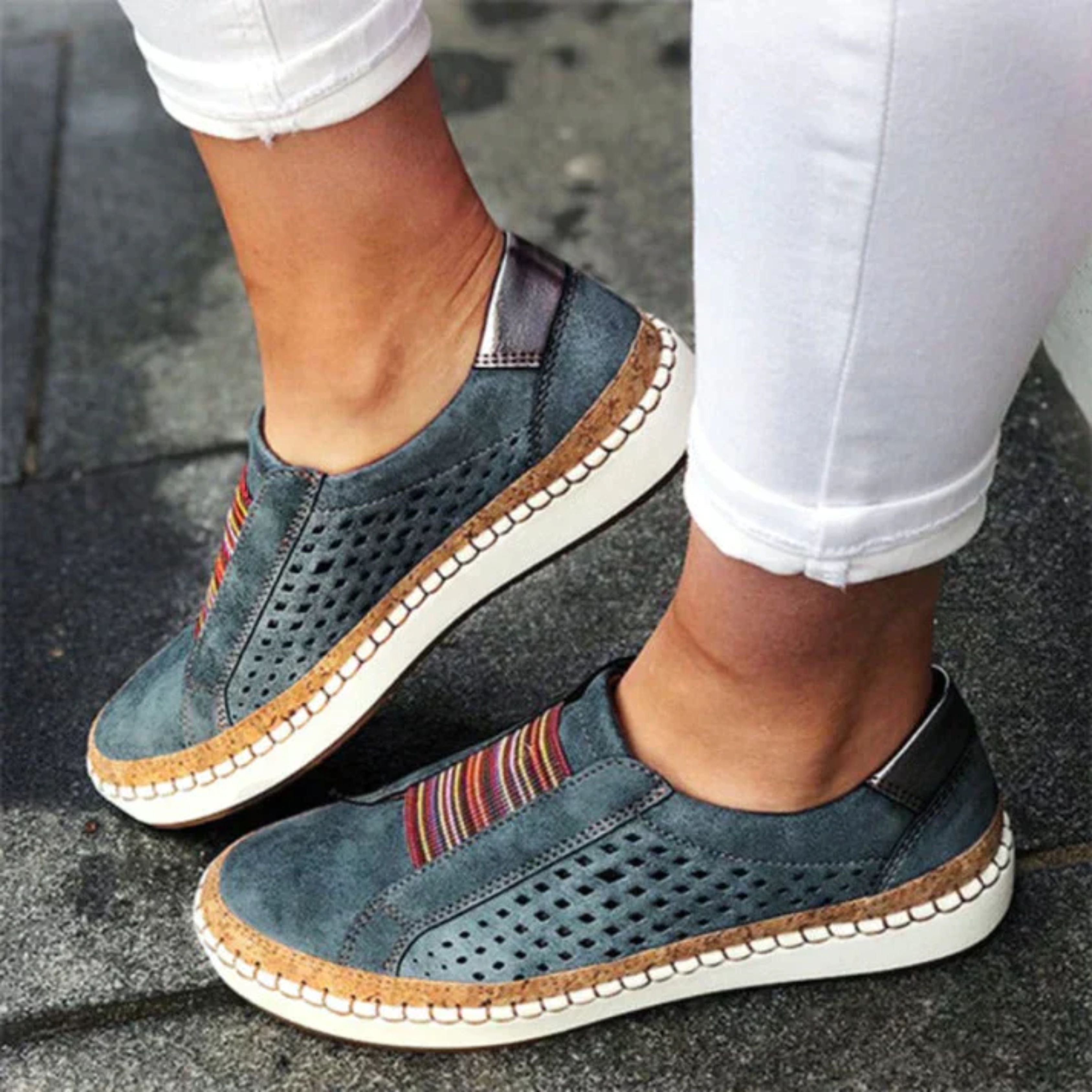 Wandelschoenen - Ergonomisch - Slip-On - Orthopedische schoenen - Damesschoenen-Boetiek Moda
