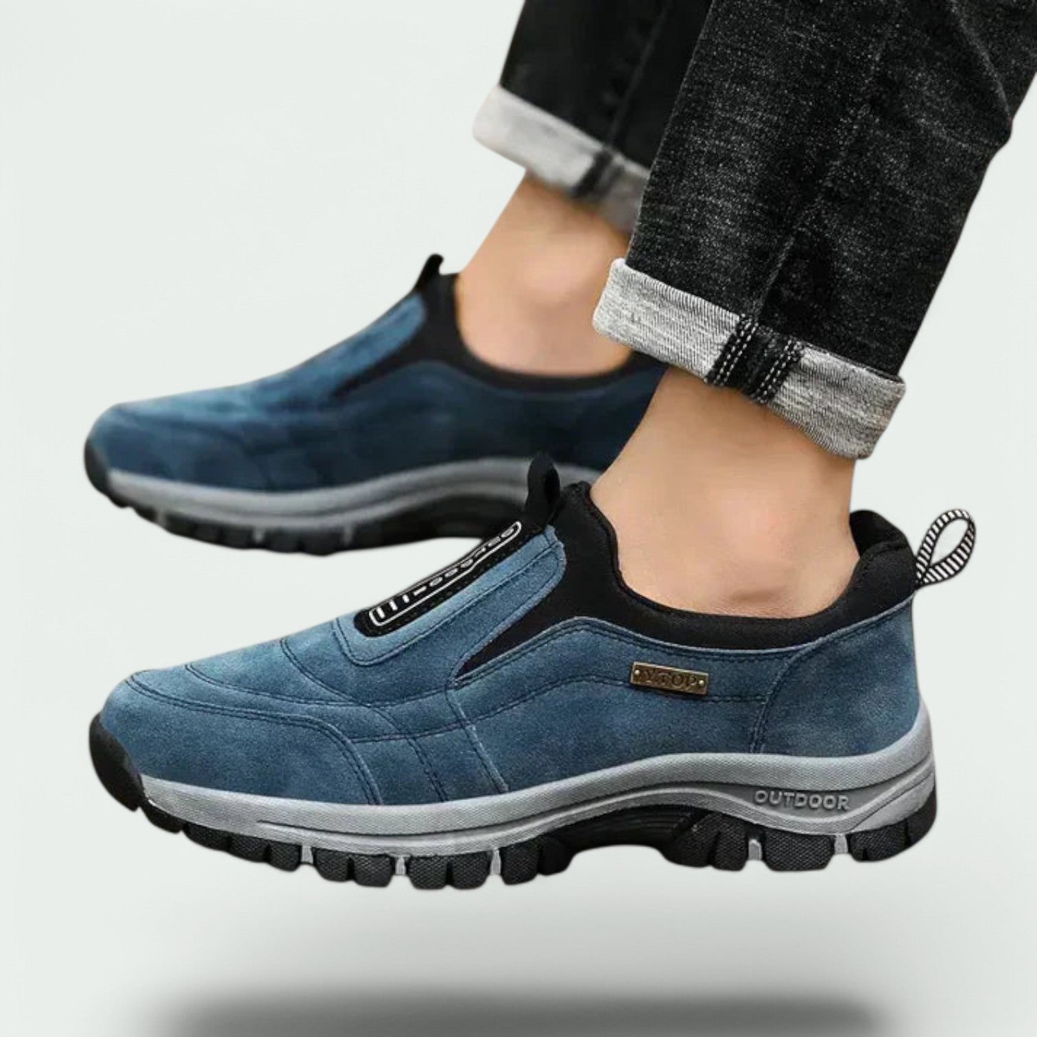 Wandelschoenen voor heren | Slip-On | Outdoor | Wandelschoenen | Orthopedische schoenen-Boetiek Moda