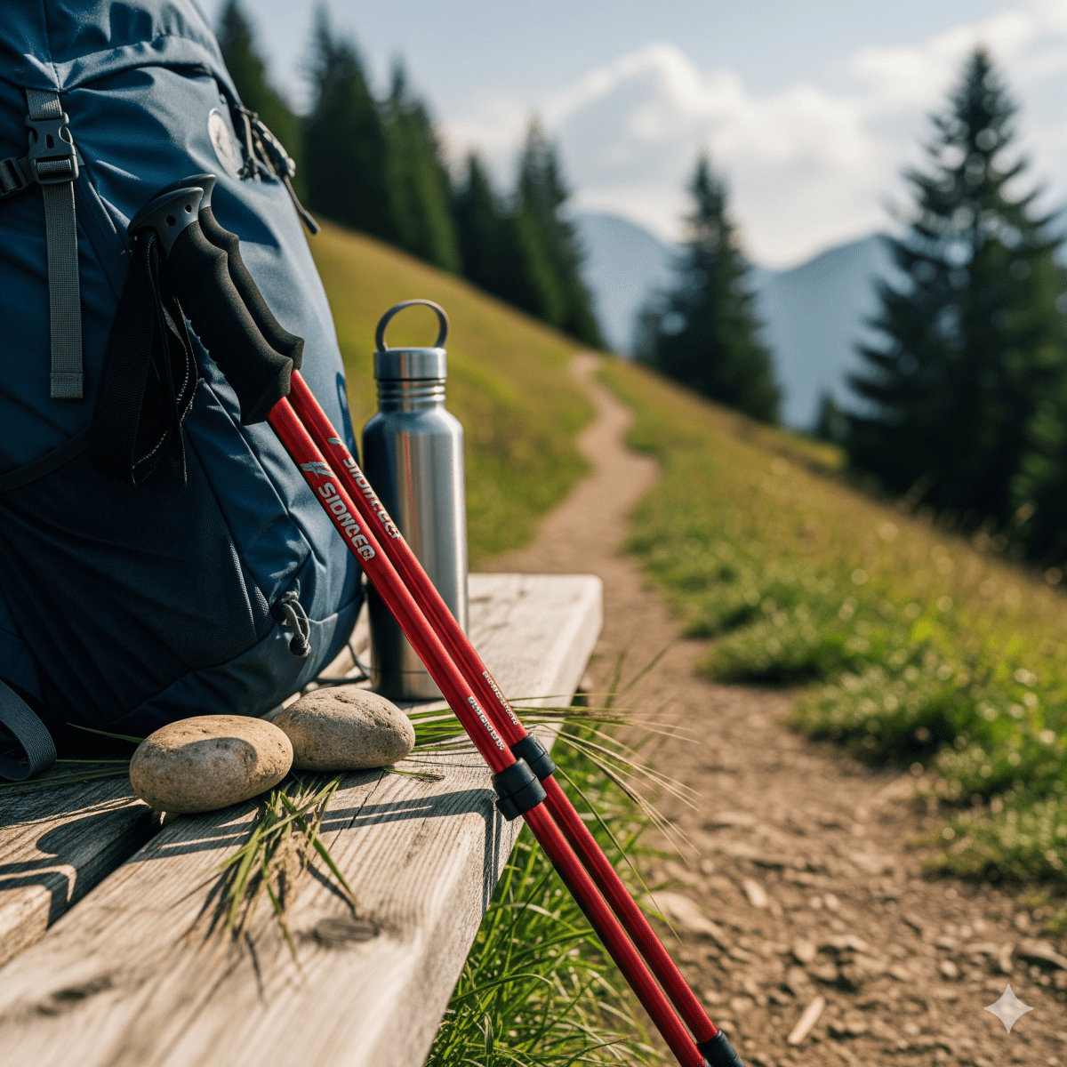 Wandelstokken - Opvouwbaar - Inklapbaar - Trekkingstokken - Wandelstokken-Boetiek Moda