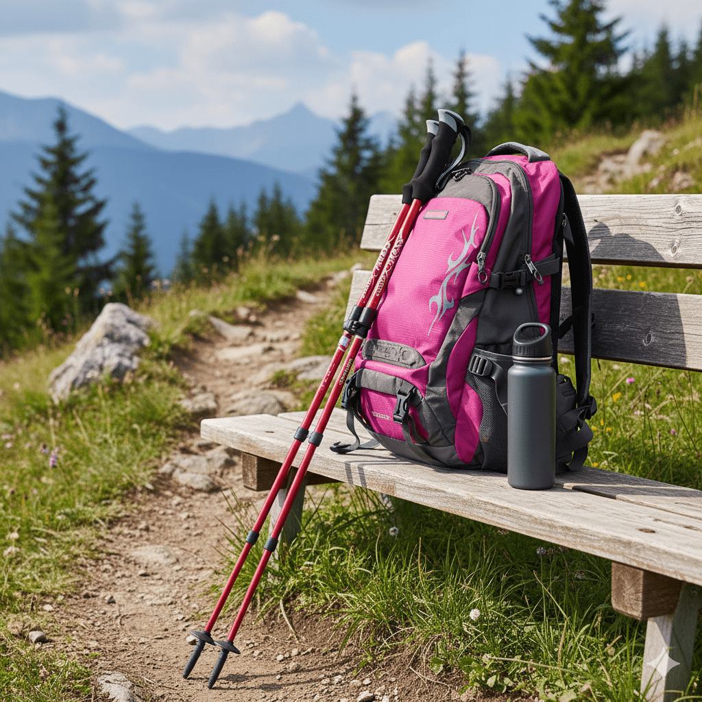 Wandelstokken - Opvouwbaar - Inklapbaar - Trekkingstokken - Wandelstokken-Boetiek Moda