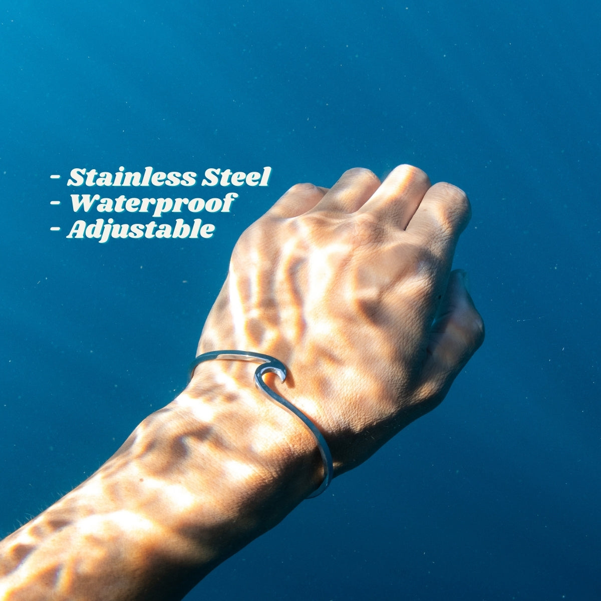 Wave Armband - Verstelbare Zilvergouden Waterdichte Armband voor dames-Boetiek Moda