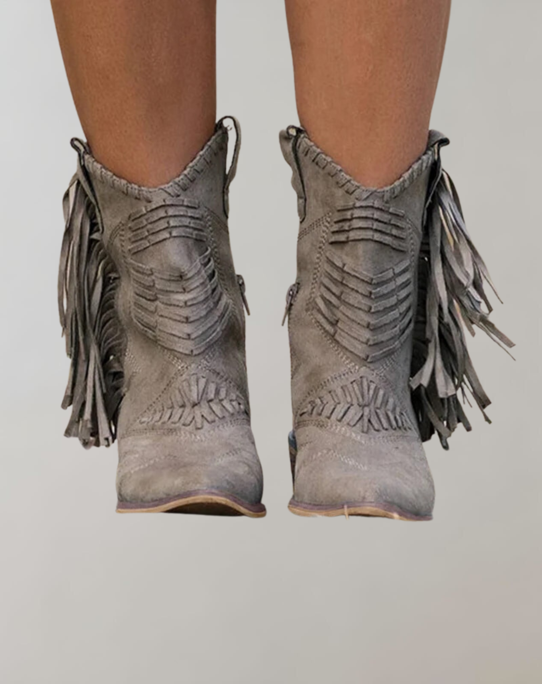 Westernlaarzen | Enkel | Kwastjes | Cowboylaarzen | Cowgirl-laarzen-Boetiek Moda