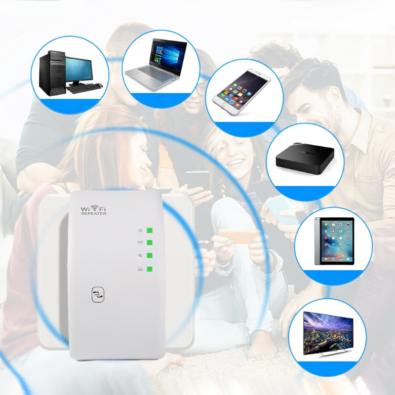 WiFi-repeater - Signaalversterker - Thuis - Wifi-versterker - Draadloze internetversterker-Boetiek Moda