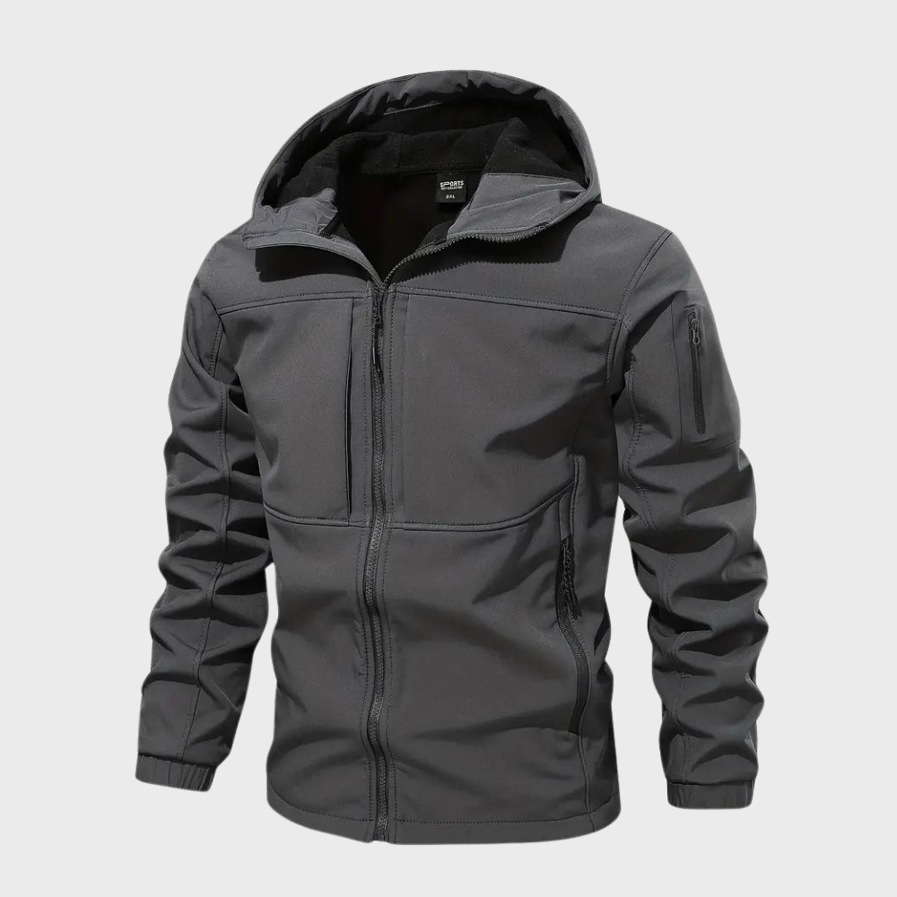 Windjack - Heren Jas met Capuchon - Winddicht Outdoorjack-Boetiek Moda