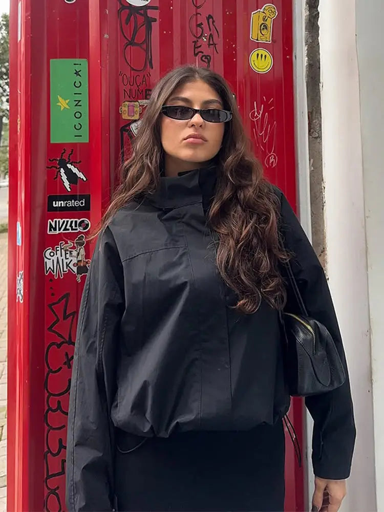 Windjack - Kort model - Lichtgewicht - Casual jas - Damesjas-Boetiek Moda