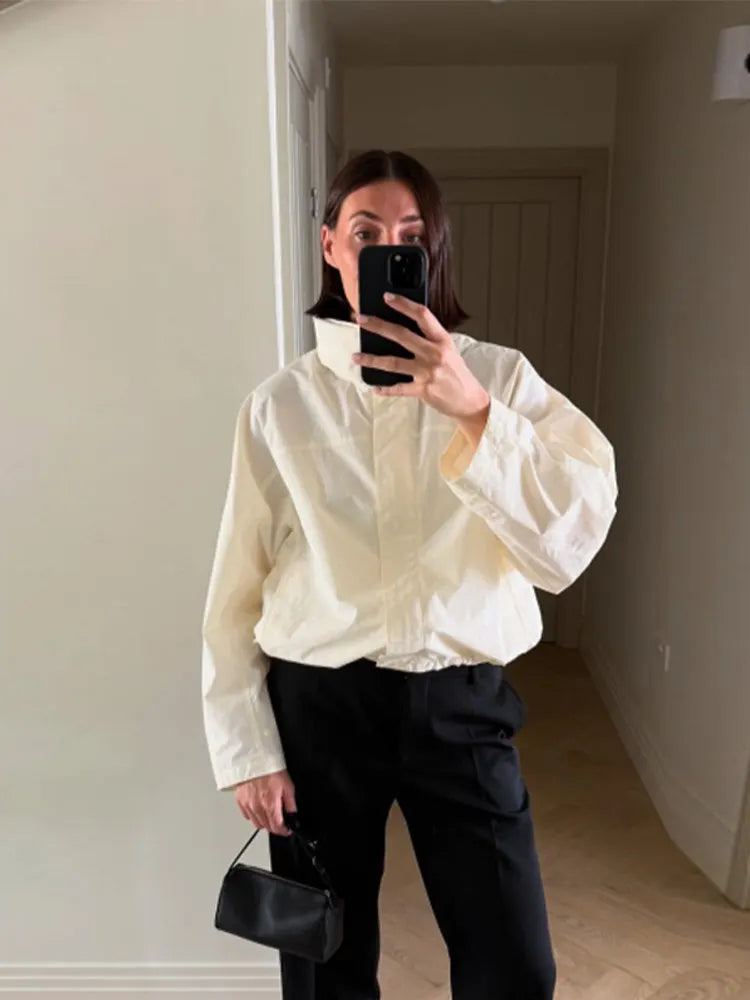 Windjack - Kort model - Lichtgewicht - Casual jas - Damesjas-Boetiek Moda