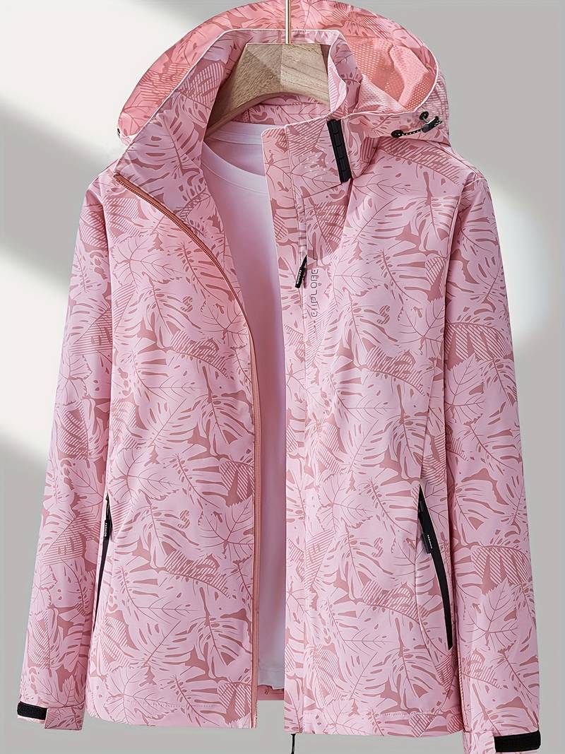 Windjack - Waterdicht wandeljack met capuchon voor dames-Boetiek Moda