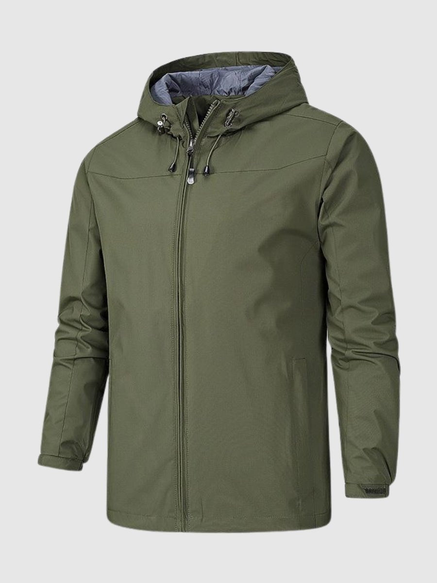 Windjack - Waterdichte outdoorjas met capuchon voor mannen-Boetiek Moda