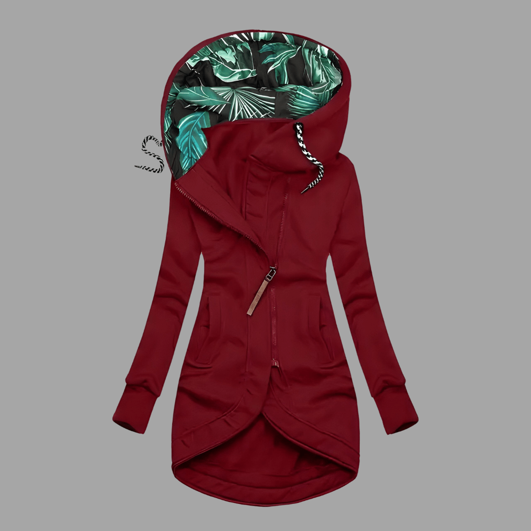 Winter Parka - Winddichte damesjas met capuchon en ritssluiting voor halflang en lang-Boetiek Moda
