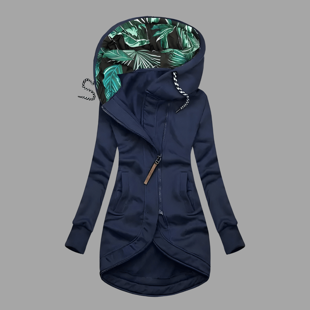 Winter Parka - Winddichte damesjas met capuchon en ritssluiting voor halflang en lang-Boetiek Moda