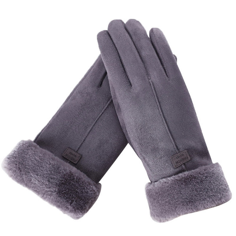 Winterhandschoenen | Warm | Bont | Thermische Handschoenen | Vrouwenhandschoenen-Boetiek Moda